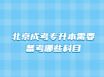 北京成考專升本 北京成考